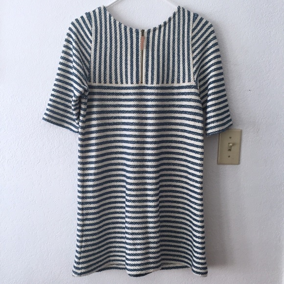 Anthropologie Striped Dress with Leather Pockets Size S - Picture 4 of 8